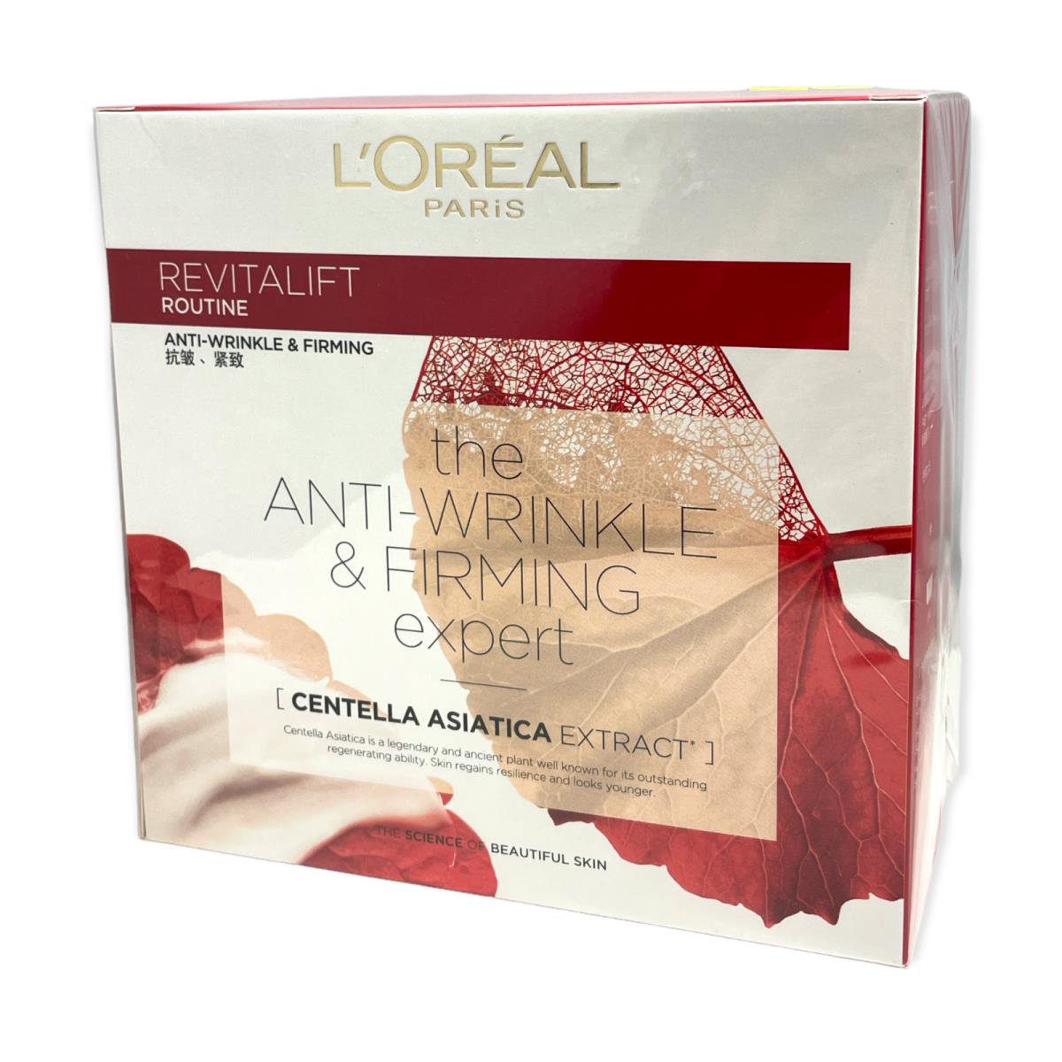 L`oreal The Anti-wrinkle Firming Expert Centella Asiatica Extract 3Pc Set
