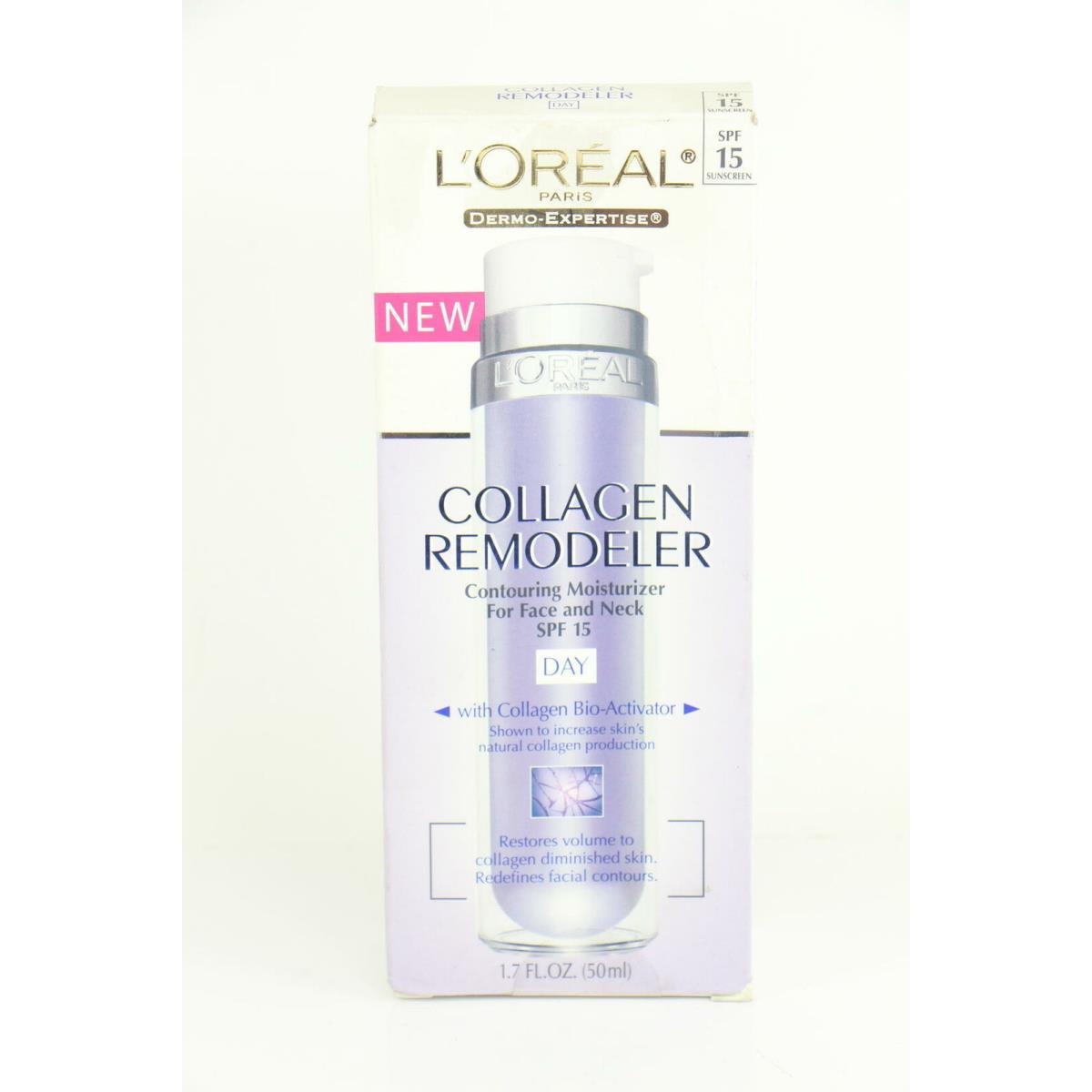 4 Pack L`oreal Collagen Remodeler For Face Neck Spf 15 Day 1.7 Oz U10C