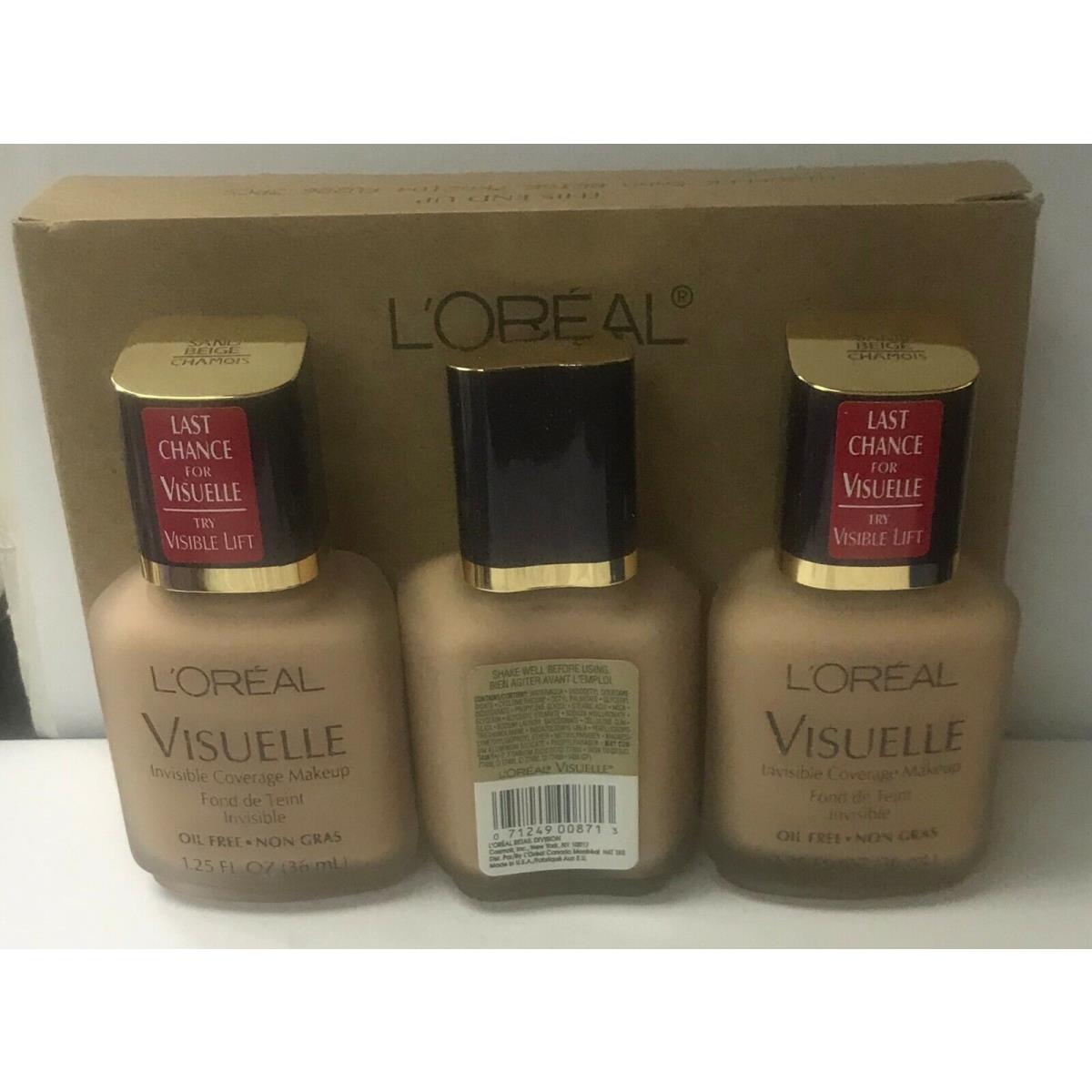 12 L`oreal Paris Visuelle Line Minimizing Makeup Sand Beige 12-Pack