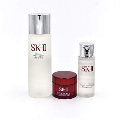 Sk-ii Pitera Welcome Kit - Facial Treatment Essence Clear Lotion Age Cream