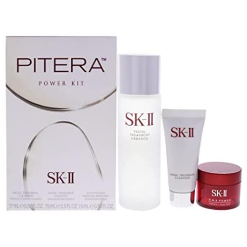Sk-ii Pitera Power Kit - Iconic Essence + Mini Cleanser + Mini Moisturizer