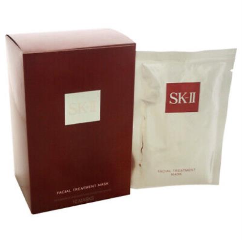 Facial Treatment Mask by Sk-ii For Unisex - 10 Pcs Treatment