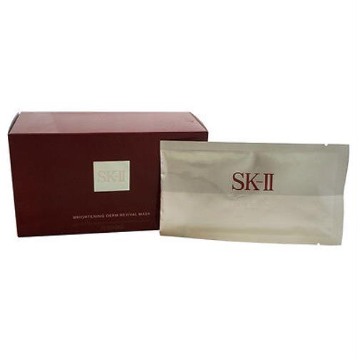 Brightening Derm Revival Mask by Sk-ii For Unisex - 10 Pcs Mask