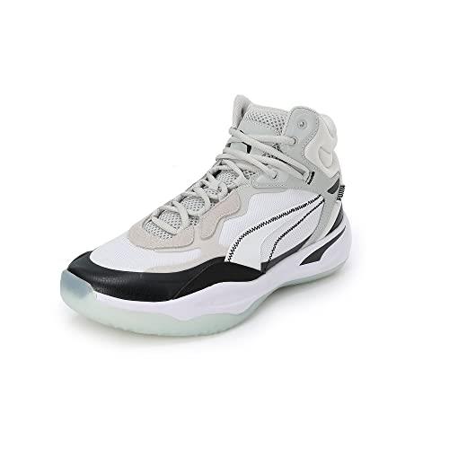 Puma Men`s Playmaker Pro Mid Sneaker White/Black