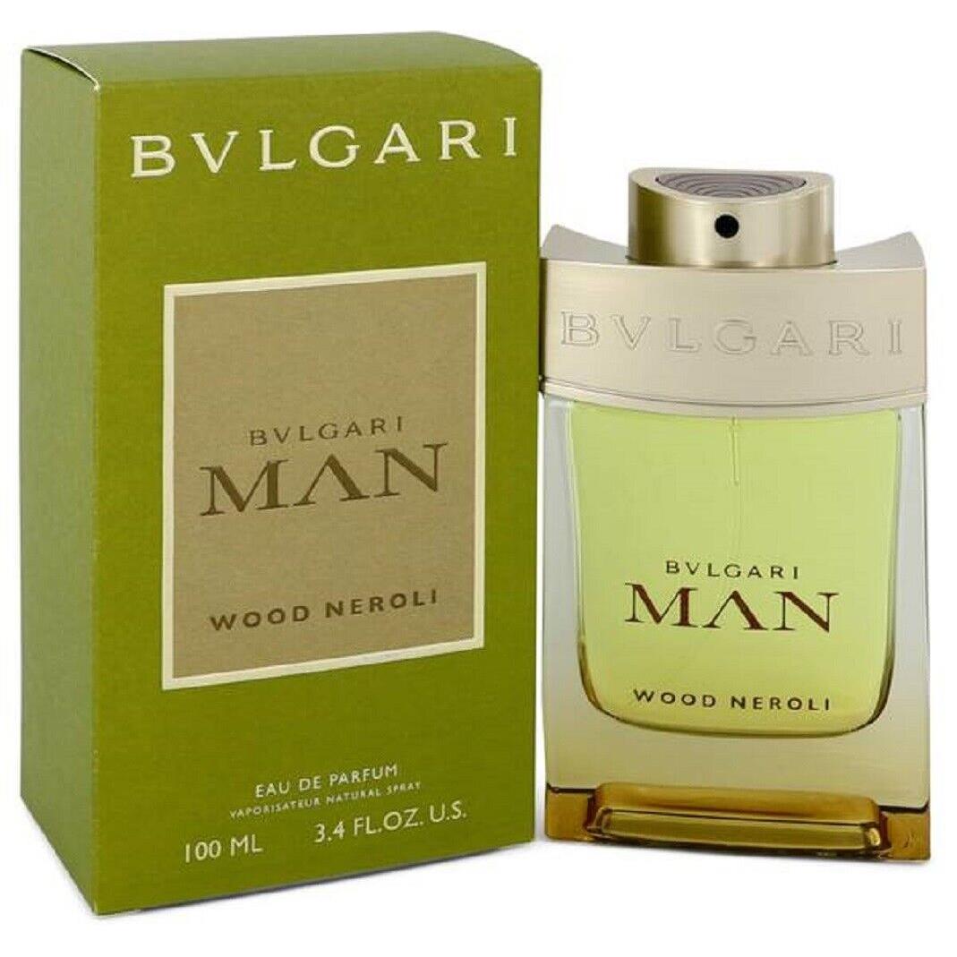 Bvlgari Man Wood Neroli For Men Cologne 3.4 oz 100 ml Edp Spray