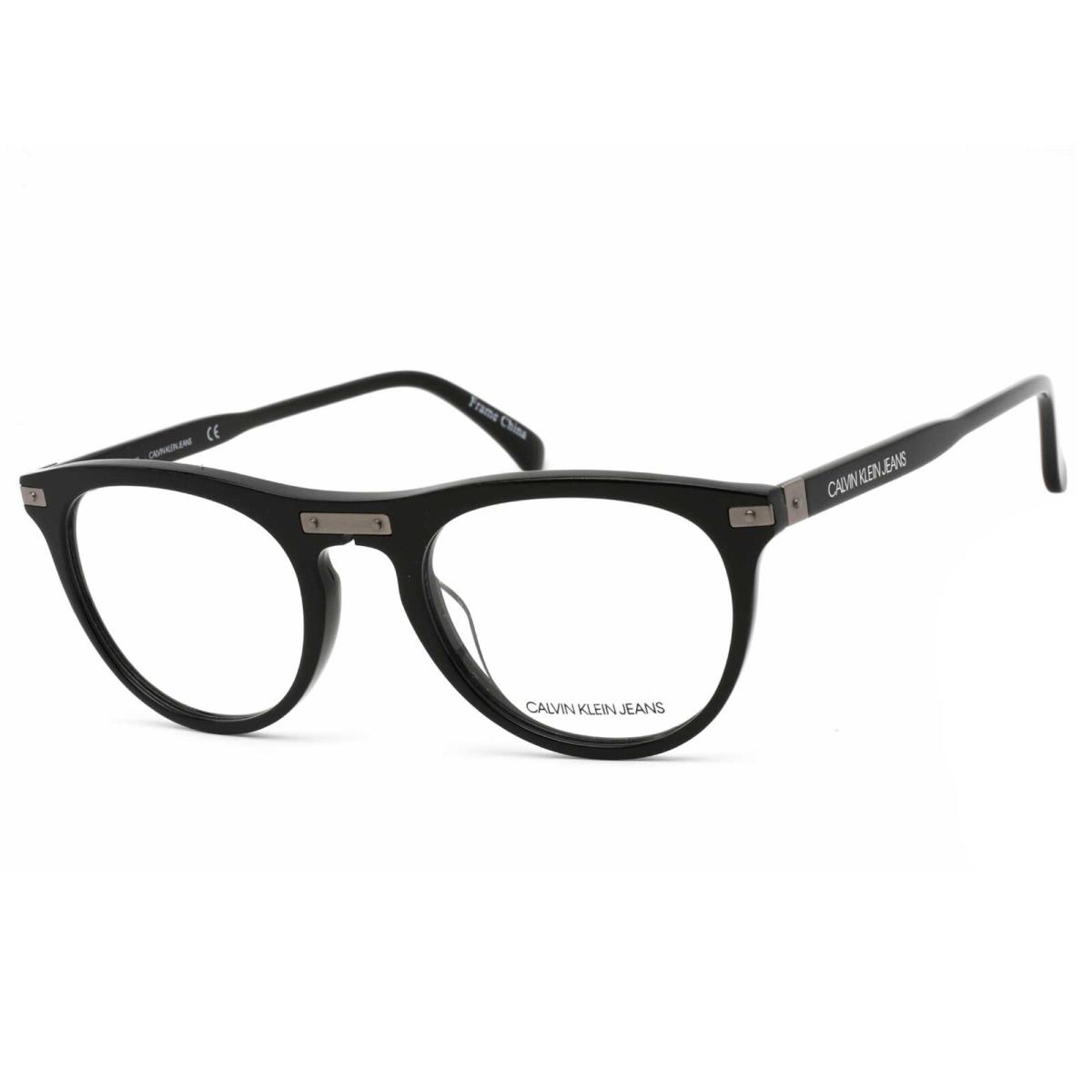 Calvin Klein Jeans Men`s Eyeglasses Black Plastic Frame Demo Lens CKJ20514 001