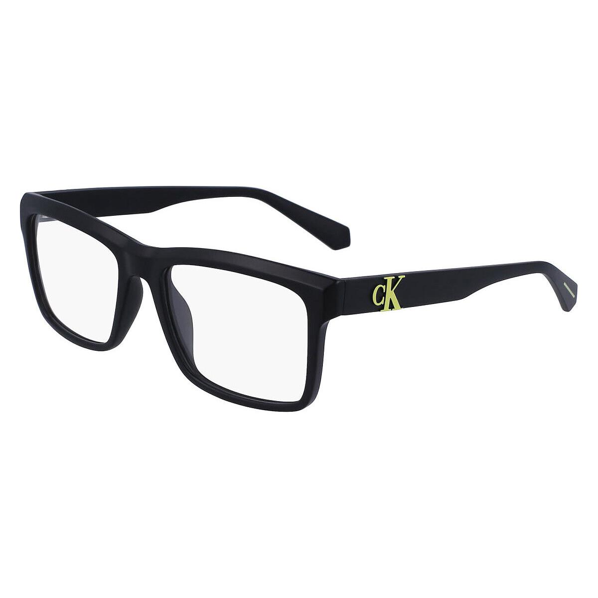 Calvin Klein CKJ23615 Eyeglasses Men Matte Black Square 54mm