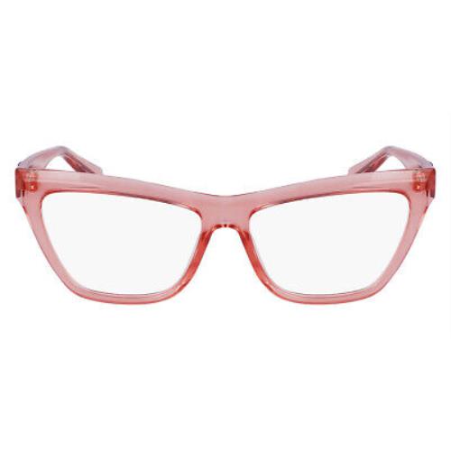 Calvin Klein CKJ23614 Eyeglasses Women Rose Cat Eye 54mm