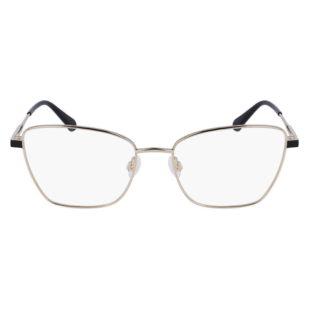 Calvin Klein CKJ23204 Eyeglasses Women Gold/black Cat Eye 54 - Frame: Gold/Black, Lens: Demo