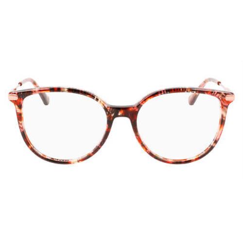 Calvin Klein CKJ22612 Eyeglasses Women Pink Havana Wayfarer 54mm