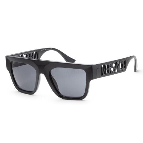 Versace Men`s VE4430U-GB1-87 Fashion 53mm Black Sunglasses