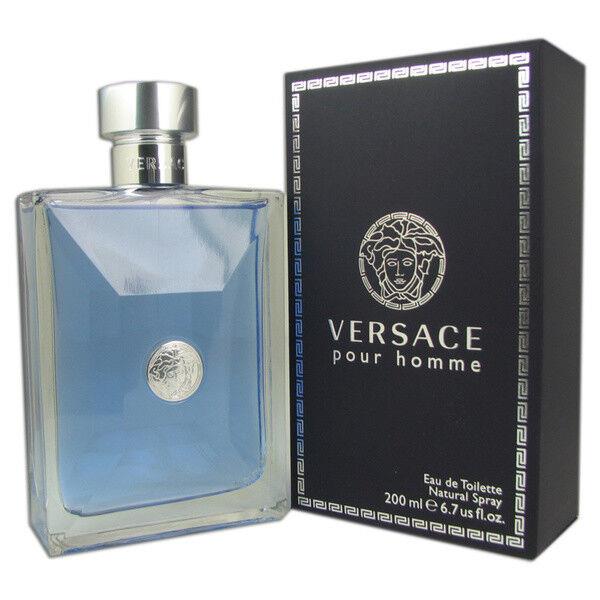 Versace Pour Homme For Men Cologne Eau de Toilette 6.7 oz 200 ml Spray