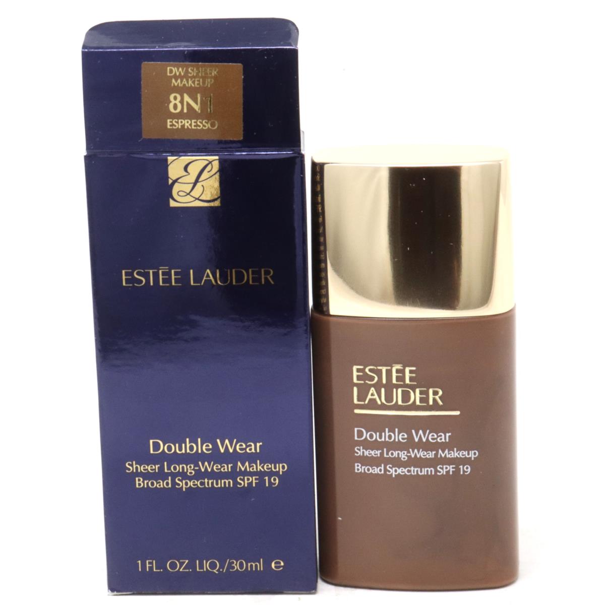 Estee Lauder Double Wear Sheer-long-wear Spf 19 1.0oz/30ml 8N1 Espresso