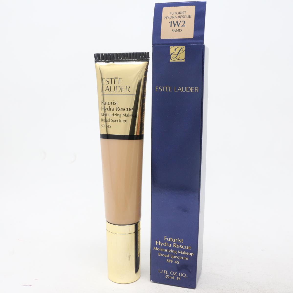 Estee Lauder Futurist Hydra Rescue Moisturizing Makeup Spf 45 1.2oz with 1W2 Sand