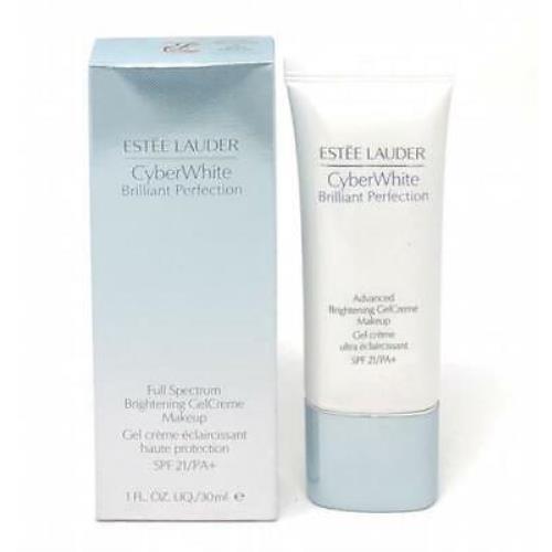 Estee Lauder Cyberwhite Brightening Gelcreme Makeup Spf 21/PA+ Select Color - White