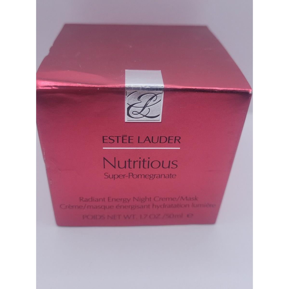 Estee Lauder Nutritious Super Pomegranate Radiant Energy Night Creme / Mask 50ml