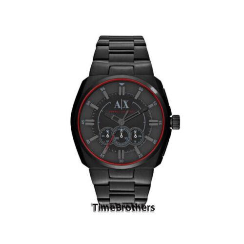 Armani Exchange A/x Watch For Men Chronograph Black/red AX1801