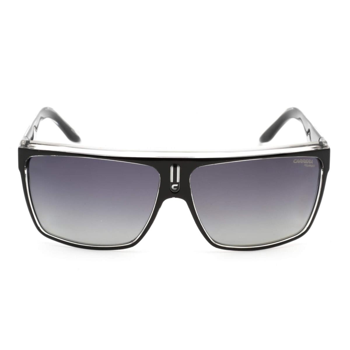 Carrera Men`s Sunglasses Black White Plastic Aviator Frame Carrera 22/S 0P56 WJ