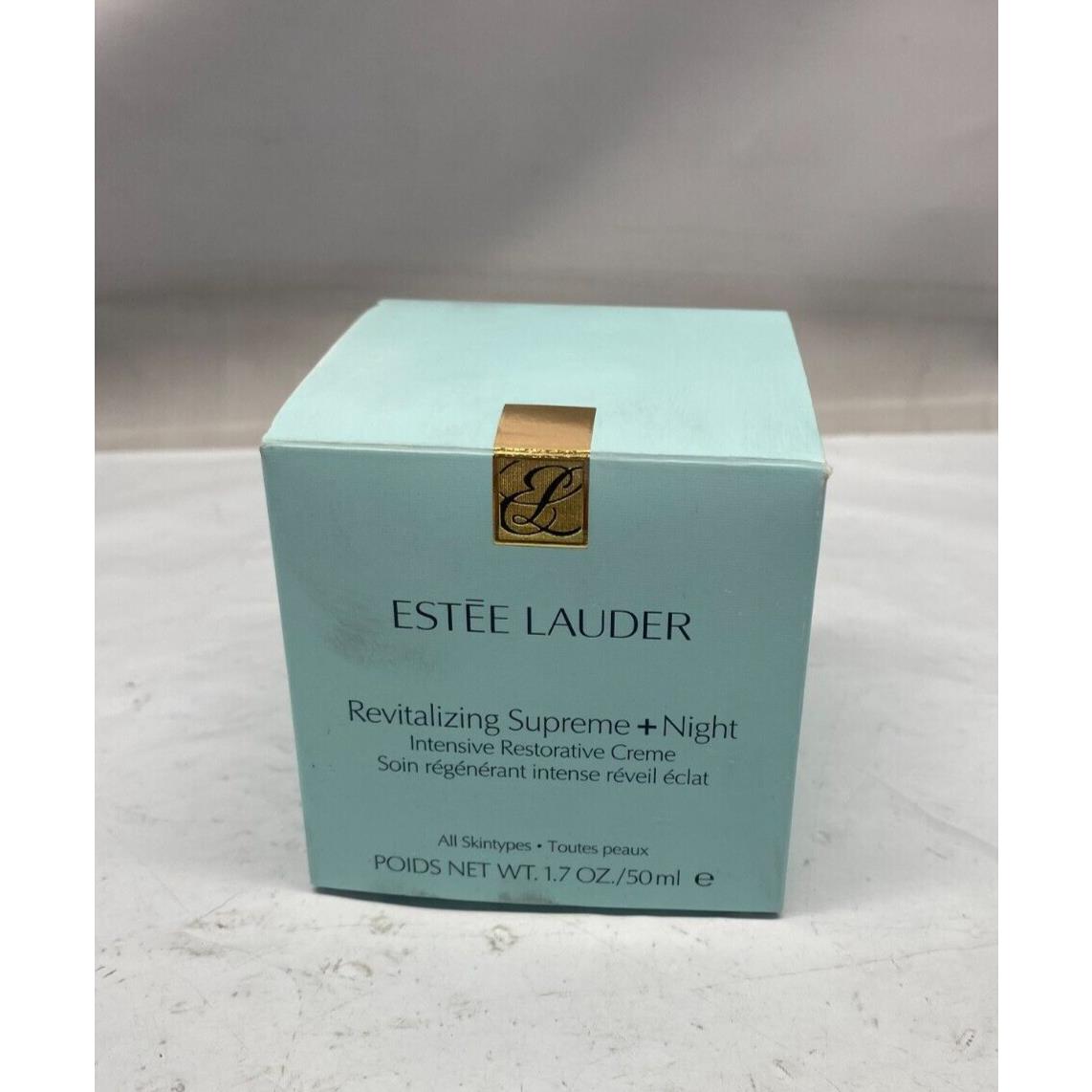 Estee Lauder Revitalizing Supreme + Night Restorative Creme 1.7 oz Minor