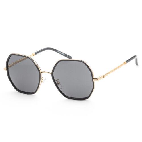 Tory Burch Women`s TY6092-332787 Fashion 55mm Black Sunglasses