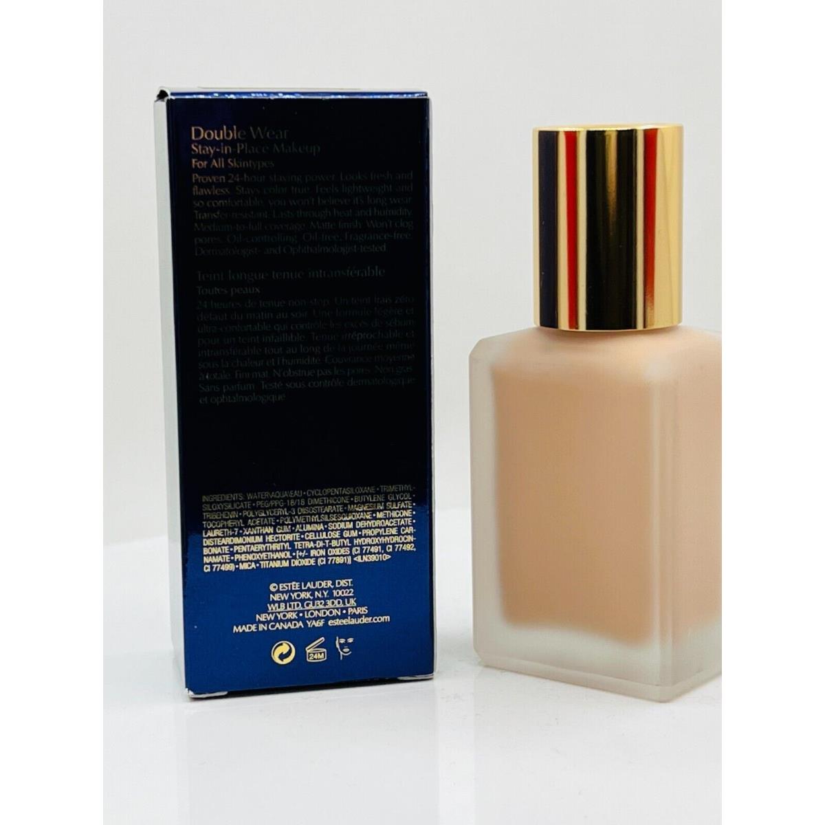 Estee Lauder Double Wear Stay in Place Makeup 2C4 Ivory Rose 1oz