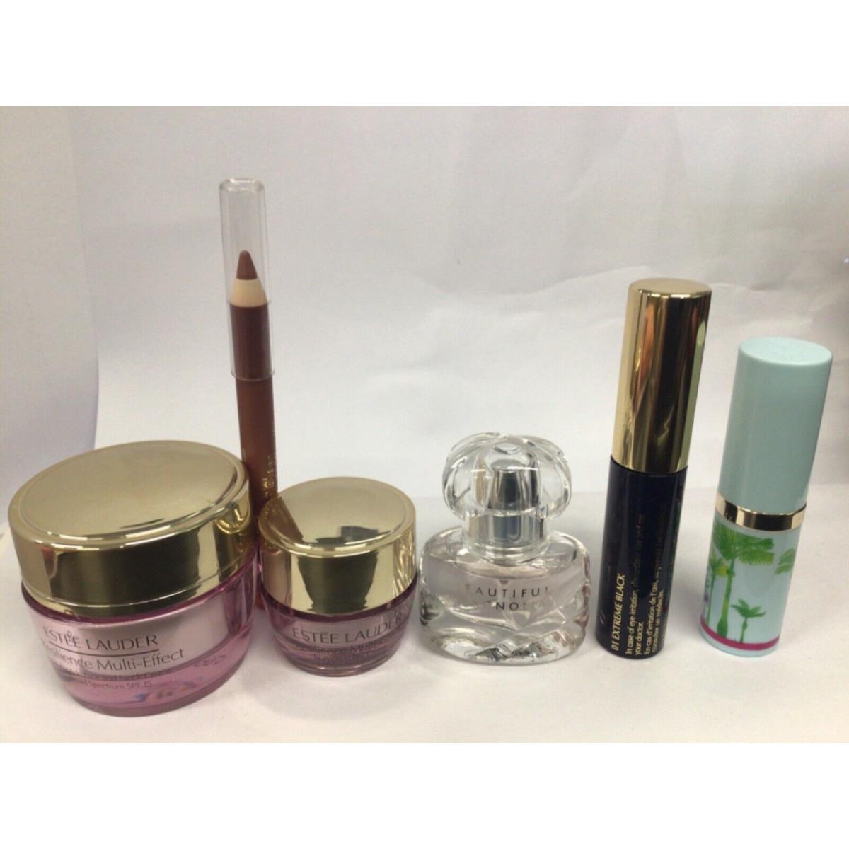 Estee Lauder Set Of 7 Make Up/parfum /bag 2022