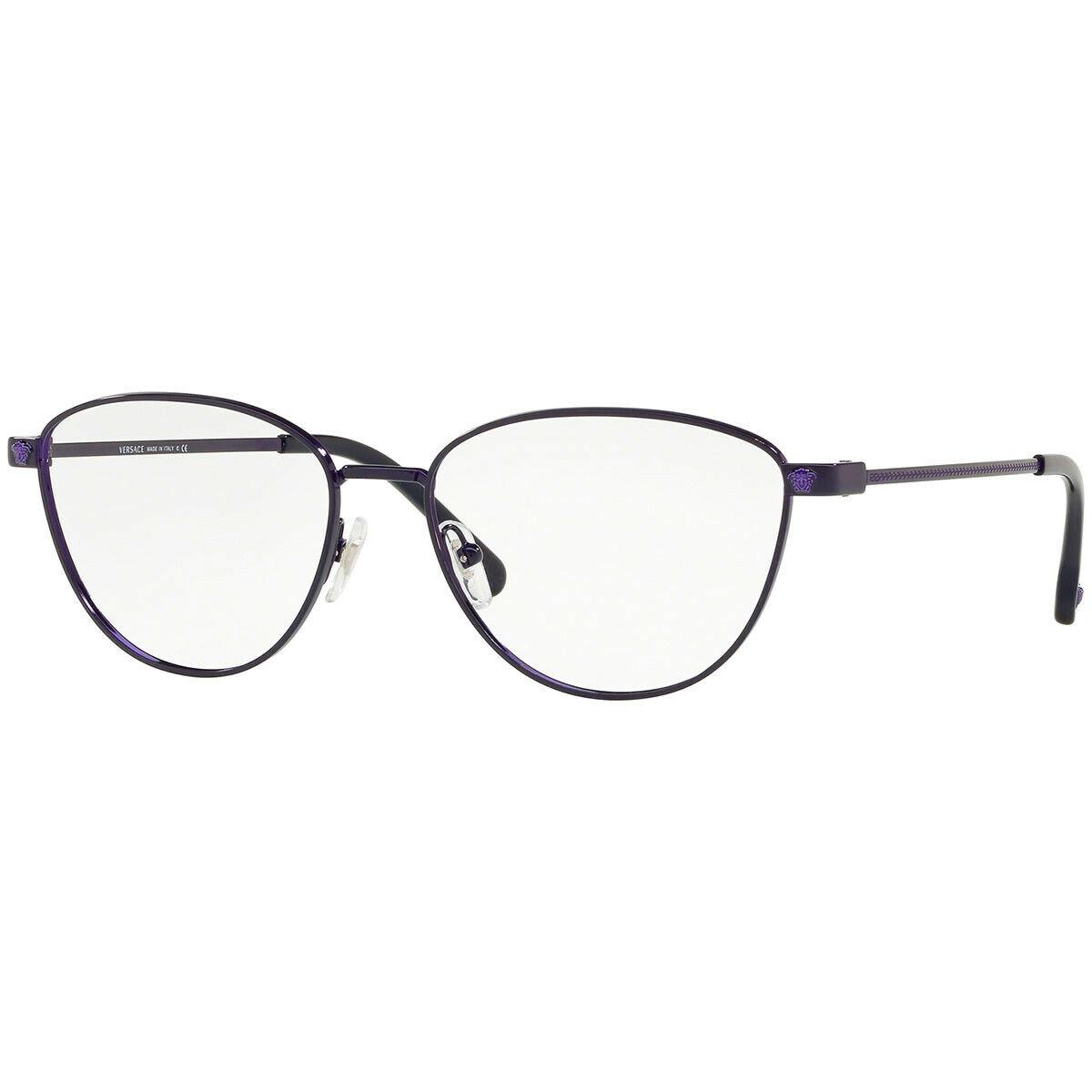 Versace Eyeglasses VE1253 1431 Dark Violet W/ Demo Lens 54MM