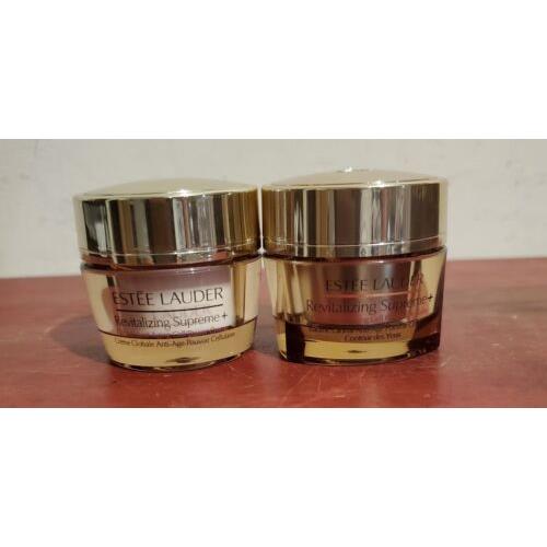 Estee Lauder Revitalizing Supreme Global Anti-aging Cell Power Creme 0.5 oz X2