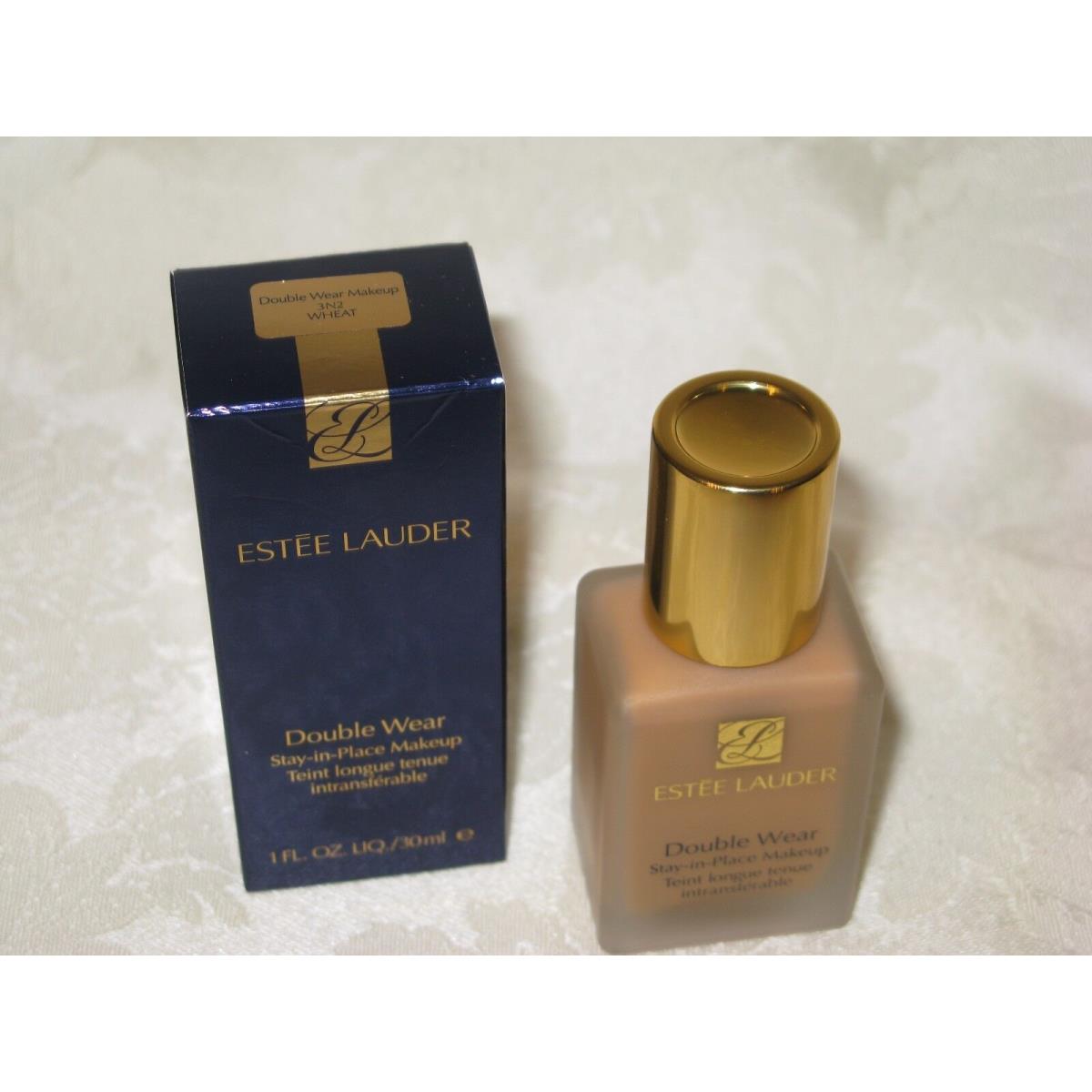 Estee Lauder Double Wear Makeup Foundation. 1 Fl. Oz. 30 Ml. 3N2 Wheat