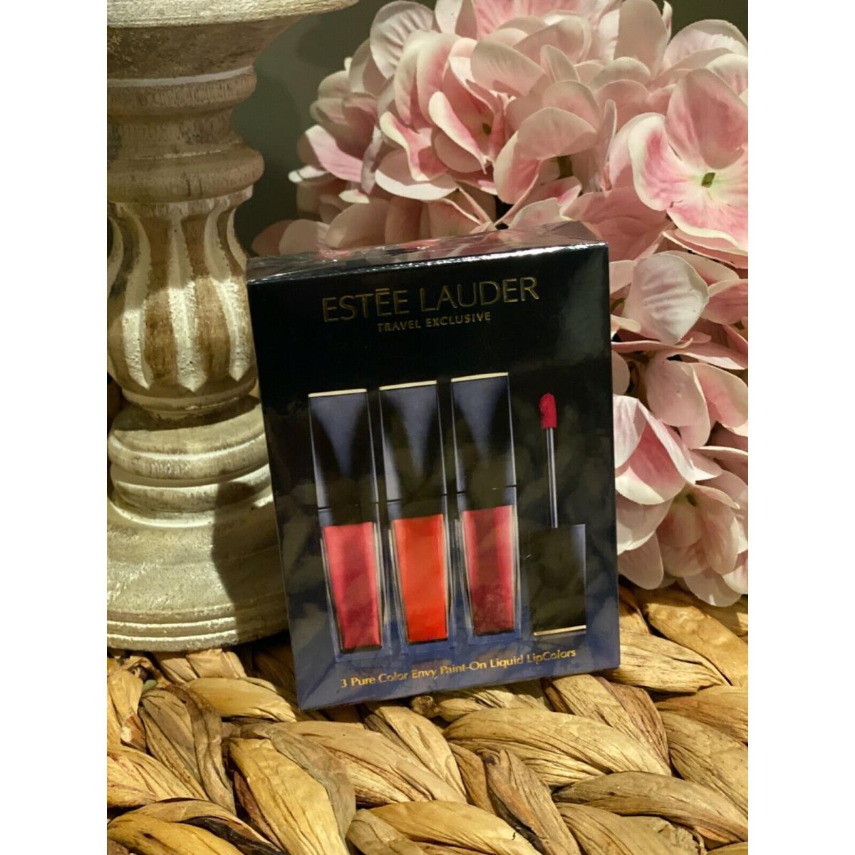 Estee Lauder 3 Pure Color Envy Paint-on Liquid Lip Colors 202 305 311