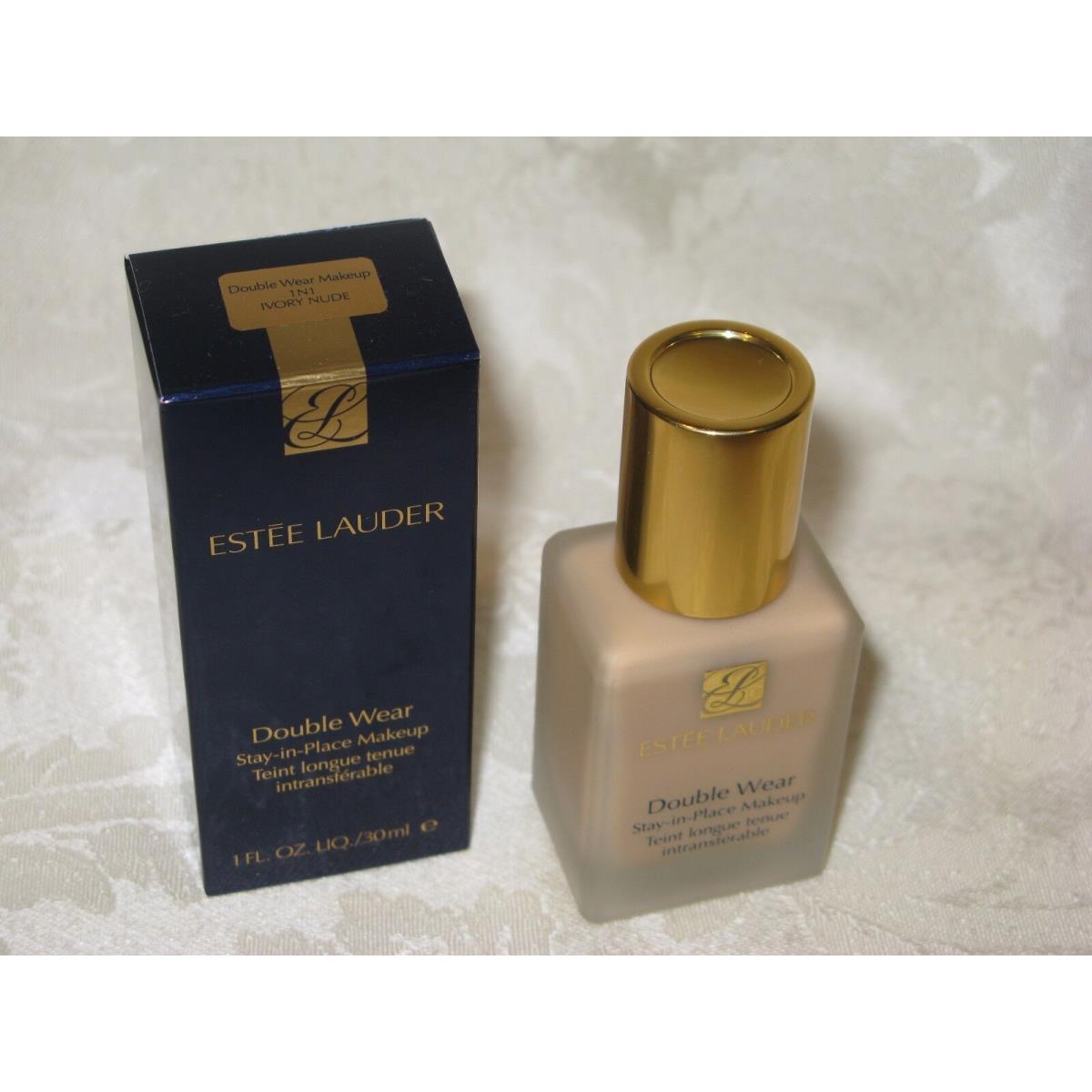 Estee Lauder Double Wear Makeup Foundation. 1 Fl. Oz. 30 Ml. 1N1 Ivory Nude