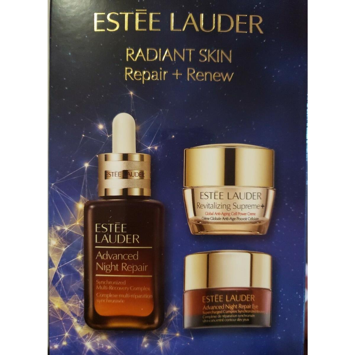 Estee Lauder-radiant Skin Repair + Renew 3 PC Gift Set-boxed