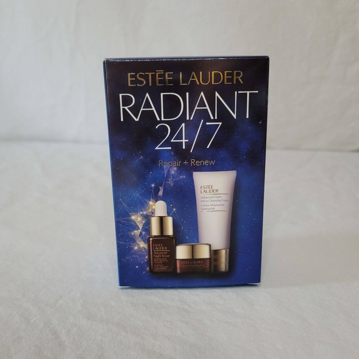 Estee Lauder-radiant 24/7 Skin Repair + Renew 3 PC Boxed Gift Set