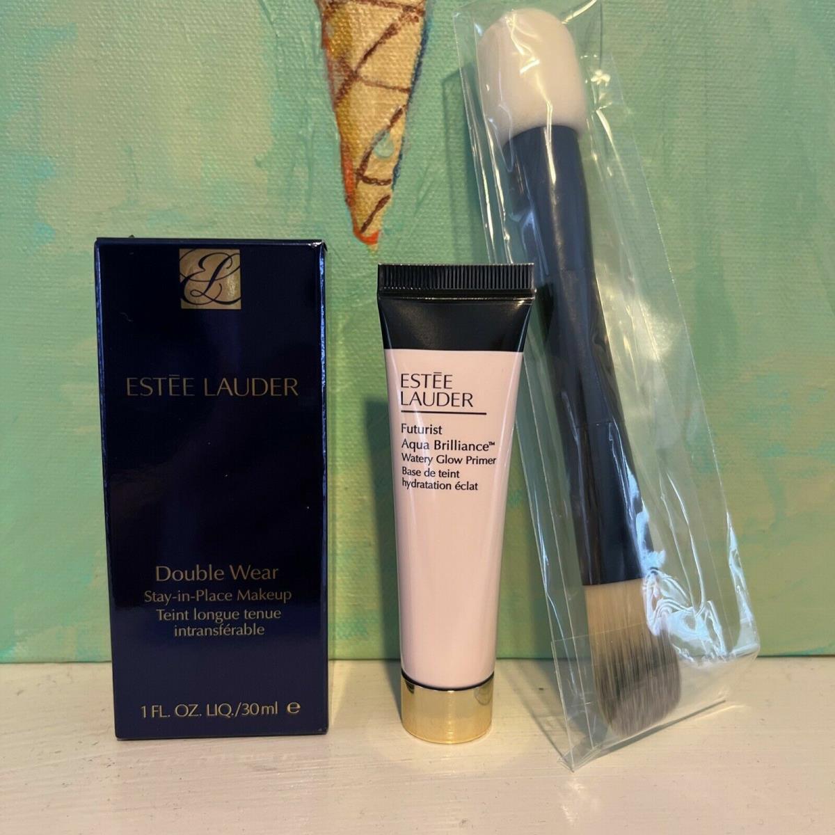 Set Full Size Estee Lauder Double Wear Stay-in-place Makeup 1N2 Ecru Primer