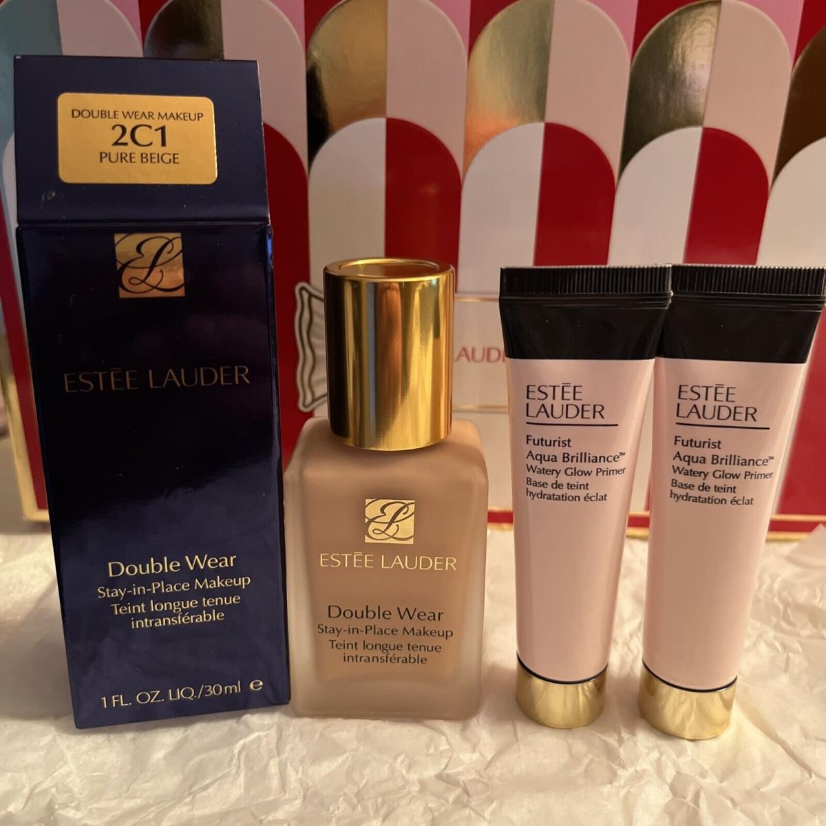 Set Estee Lauder Double Wear Stay-in-place Makeup 2C1 Pure Beige Primer