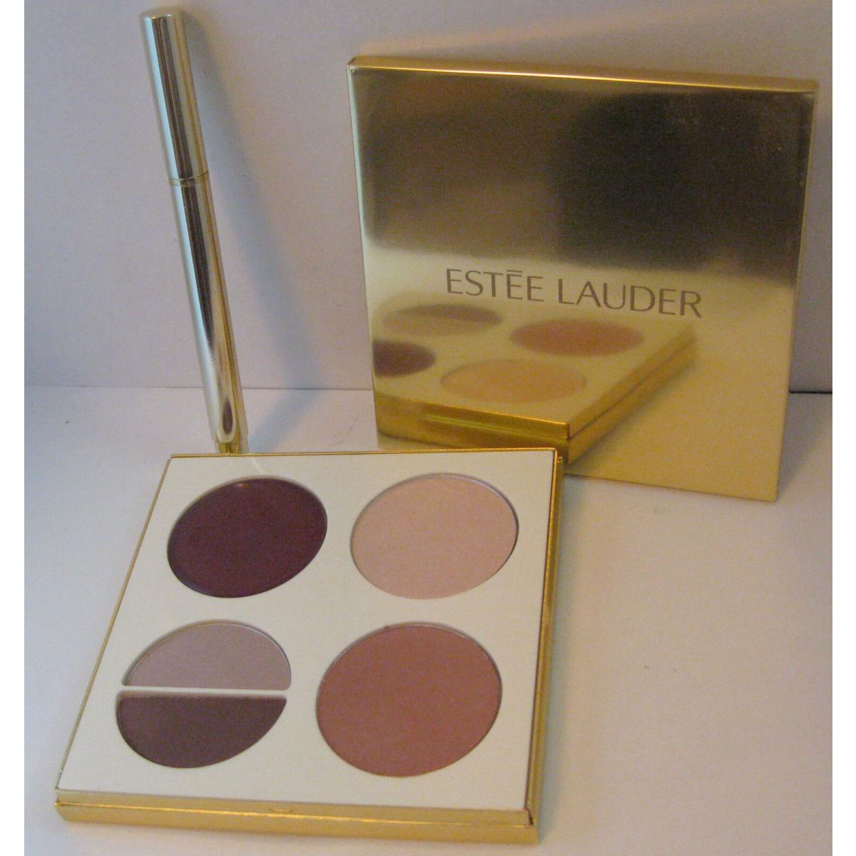 Estee Lauder Divine Wine Lipstick Desert/shimmering Blush Bordeaux Eyeshadow Set