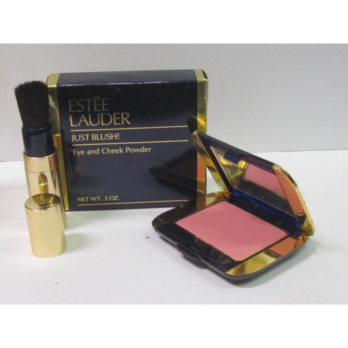 Estee Lauder Just Blush Eye and Cheek Powder Pinkblush-01 with Automatic Brush