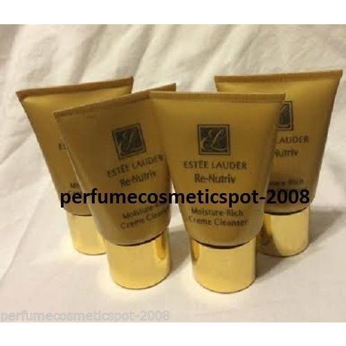 4 Estee Lauder Re-nutriv Moisture-rich Creme Cleanser 1.5 OZ / 42.5 g = 6.0 OZ