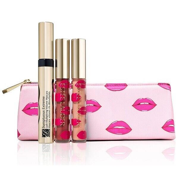 Estee Lauder 4 Piece Glossy Lips Set Full Size Limited Edition