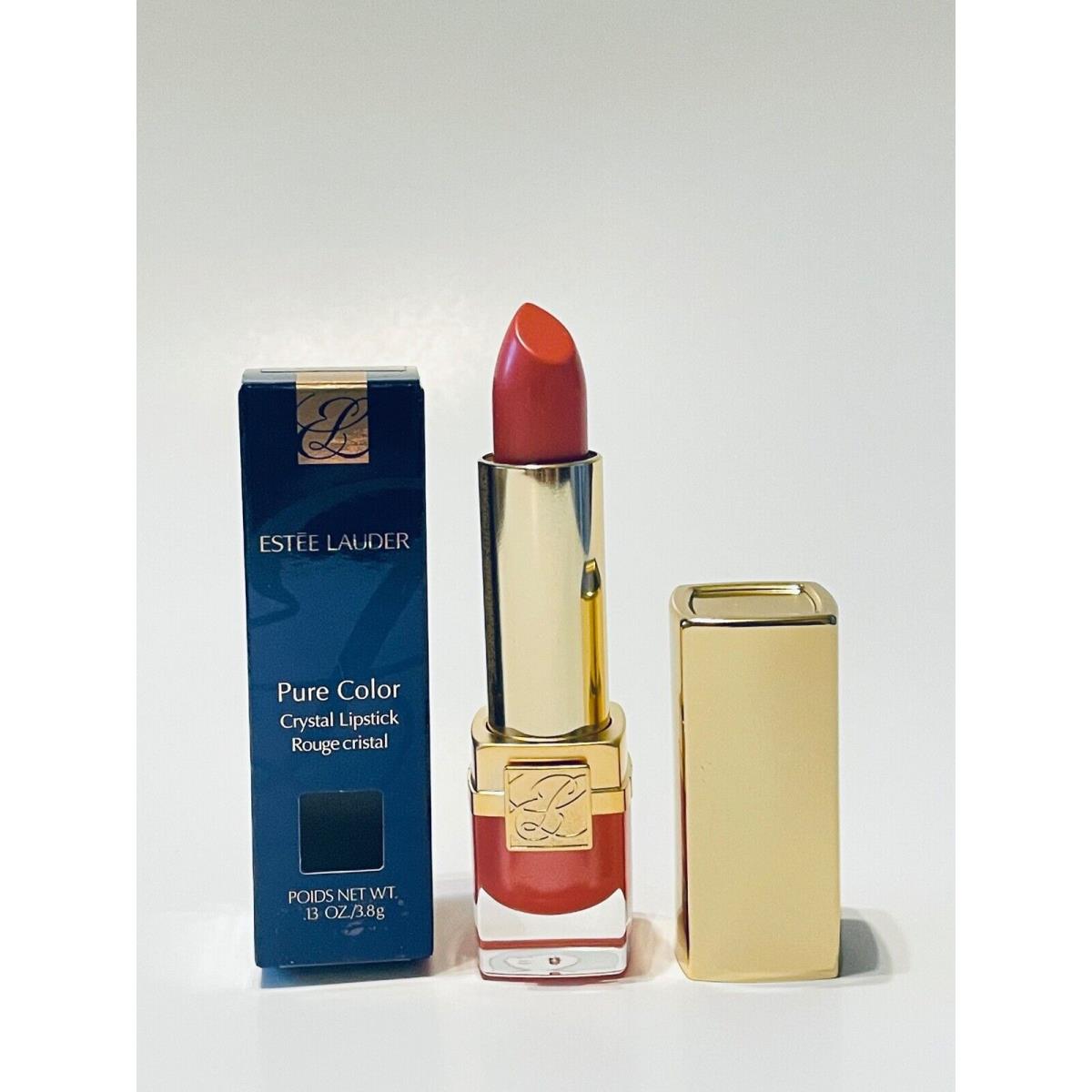 Estee Lauder Pure Color Crystal Lipstick PCCL39 Bermuda Pink Shimmer Pls Read