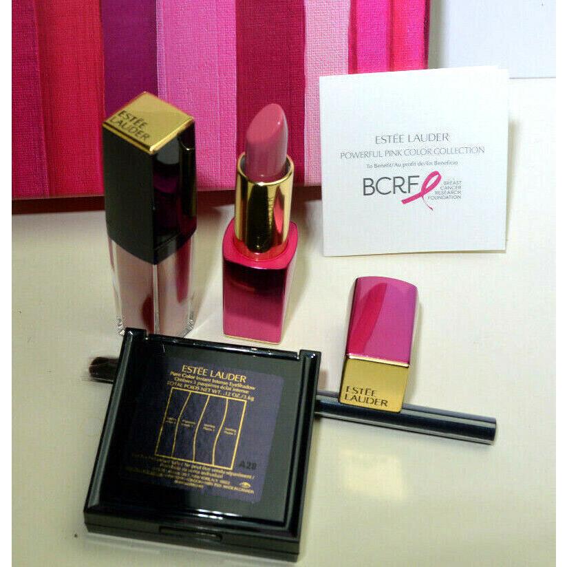 Estee Lauder Powerful Pink Color Collection Gift Set x 4