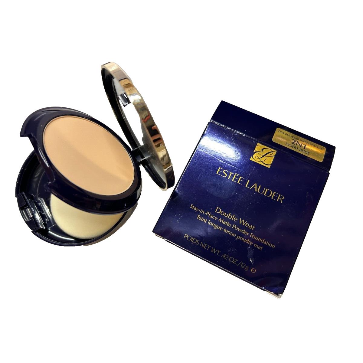 Estee Lauder Double Wear Stay in Place Matte Powder Foundation 2N1 Desert Beige