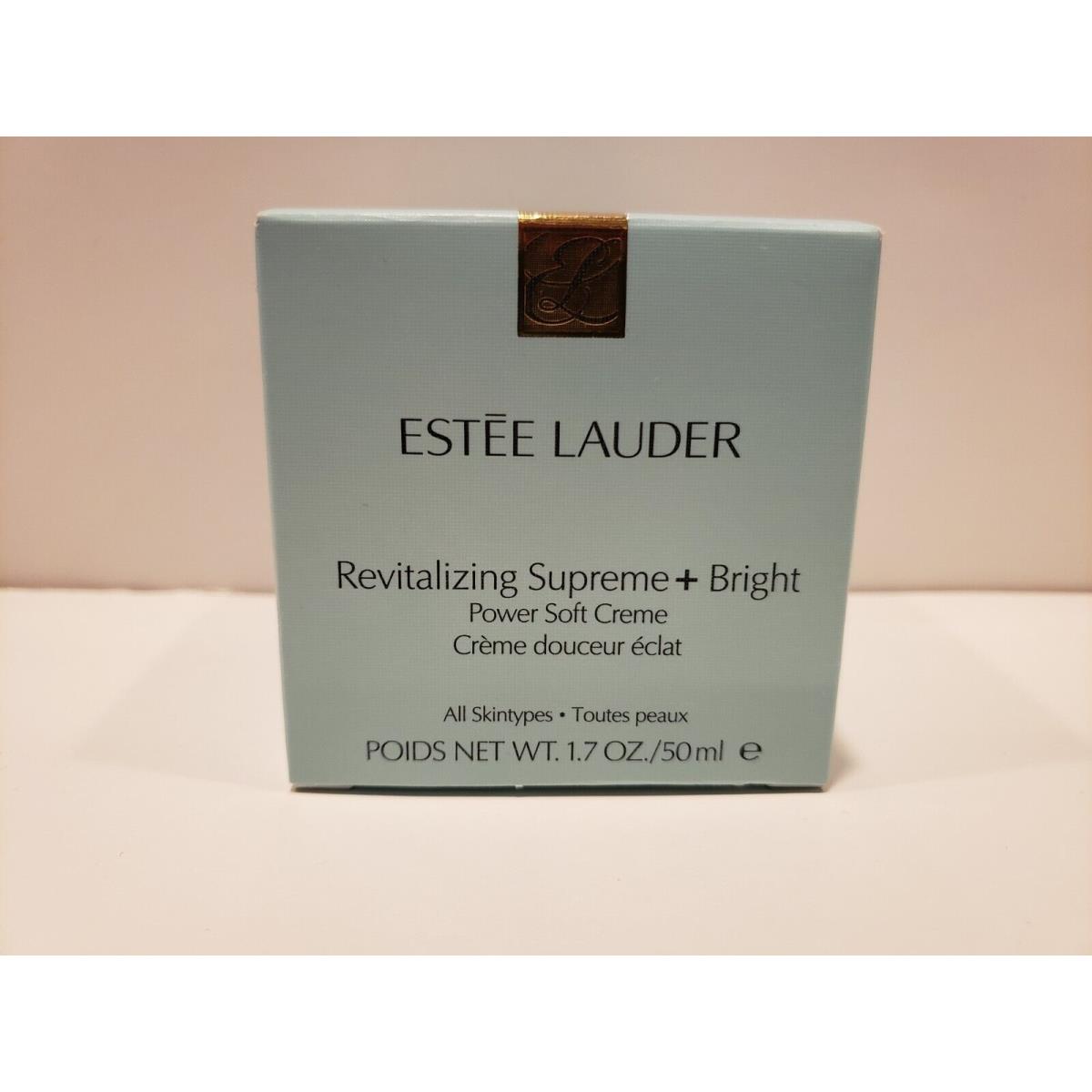 Estee Lauder Revitalizing Supreme+ Bright Power Soft Creme All Skin Types 1.7 Oz