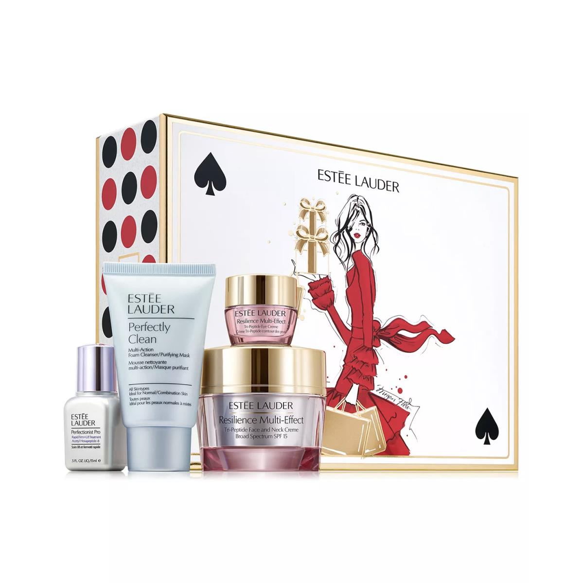 Estee Lauder Limited Edition Smooth + Glow For Refined 4 PC Gift Set