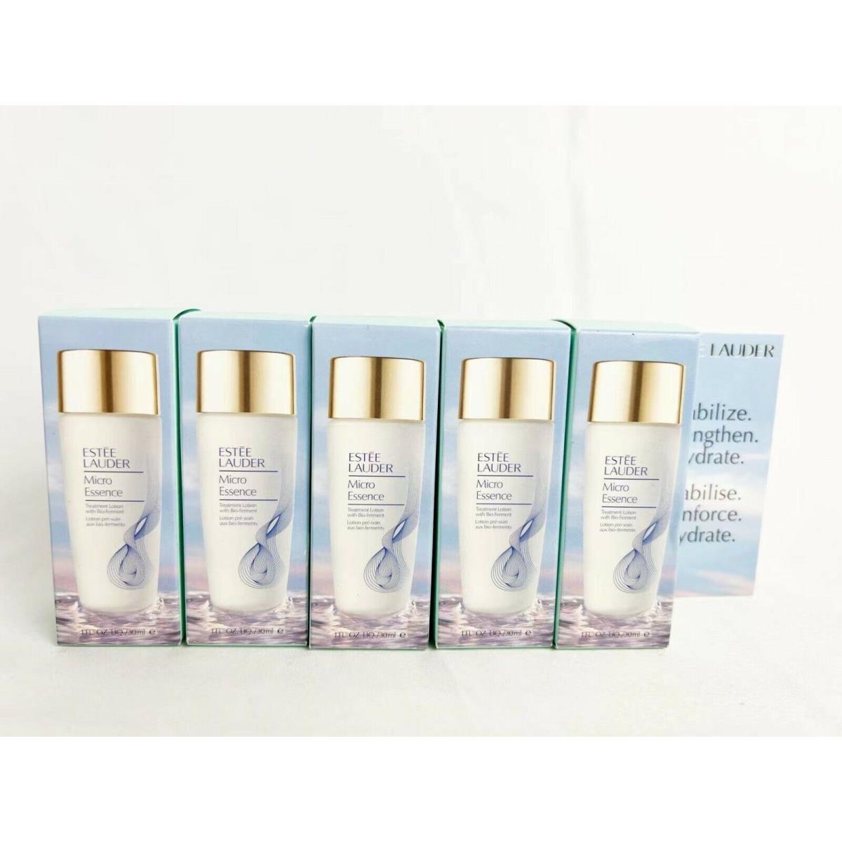 5 Pcs Estee Lauder Micro Essence Treatment Lotion with Bio-ferment 1 OZ/30 ML