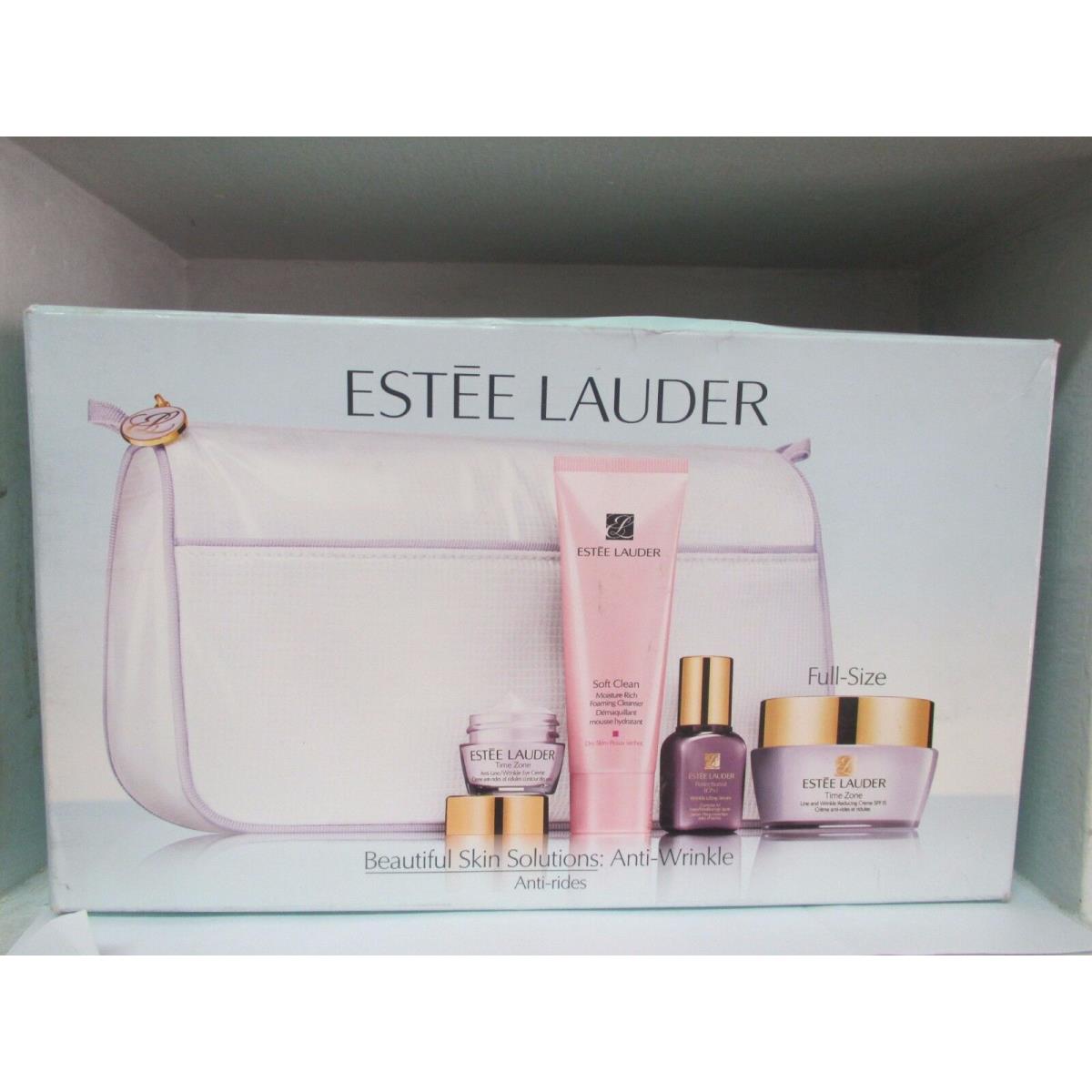 Estee Lauder Beautiful Skin Solutions:anti Wrinkle Set IN Trav. Bag - See Descr