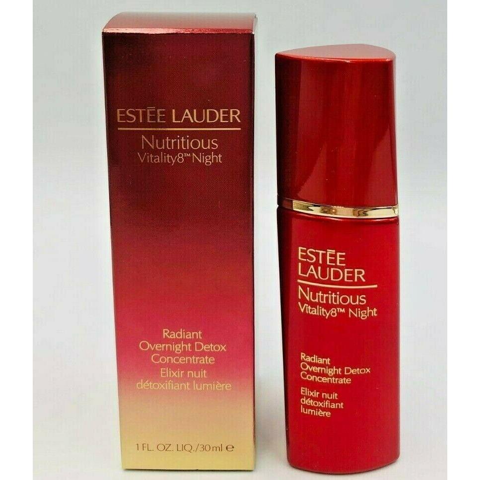 Estee Lauder Nutritious Vitality 8 Night Radiant Overnight Detox Concentrate 1oz