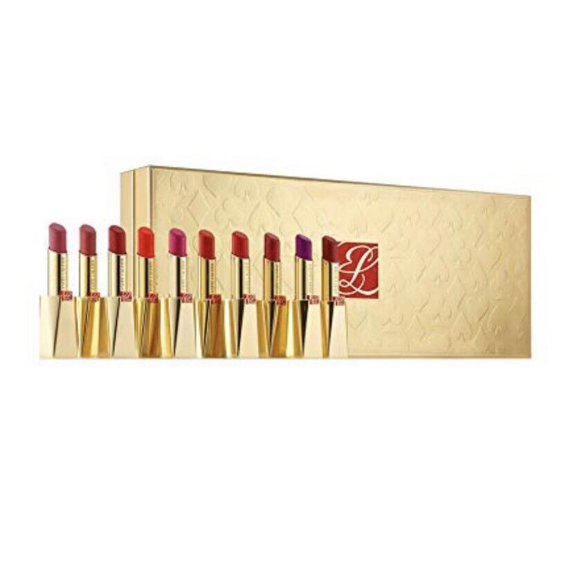 Estee Lauder Jackpot Pure Color Desire Lipstick Collection 10 Pieces