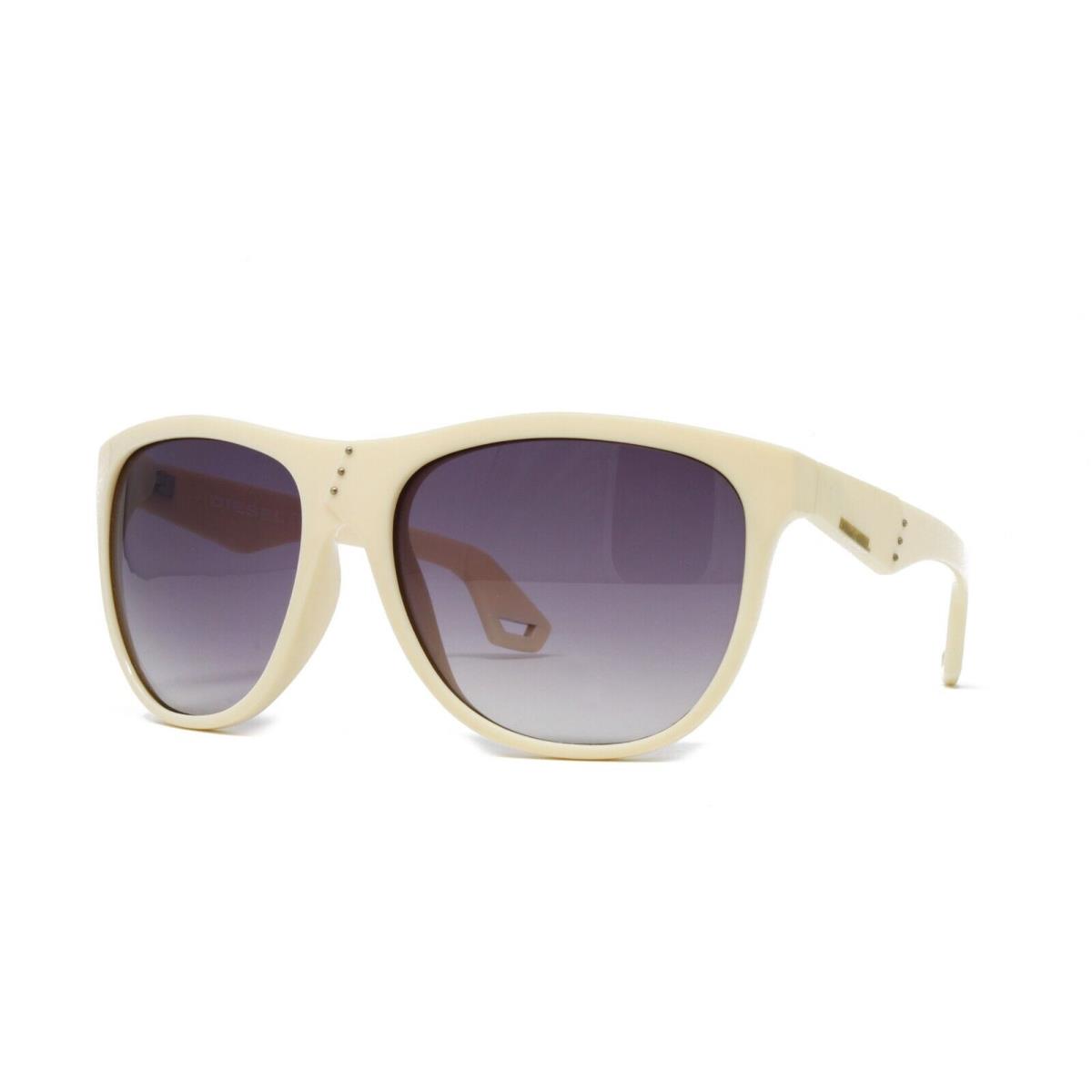 Diesel Women`s Sunglasses DL0002/S 25B Ivory 60mm Grey Gradient Lens