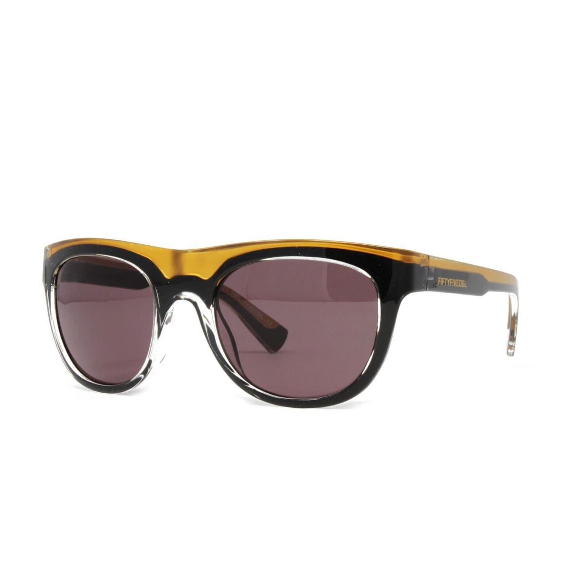 Diesel Men`s Sunglasses FF0001 05J Black Brown 52mm Grey Lens